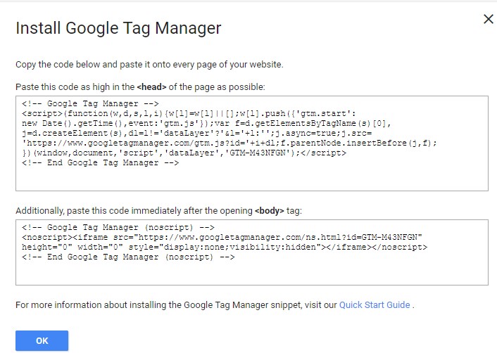 Instalar tag manager wordpress – CÓDIGO